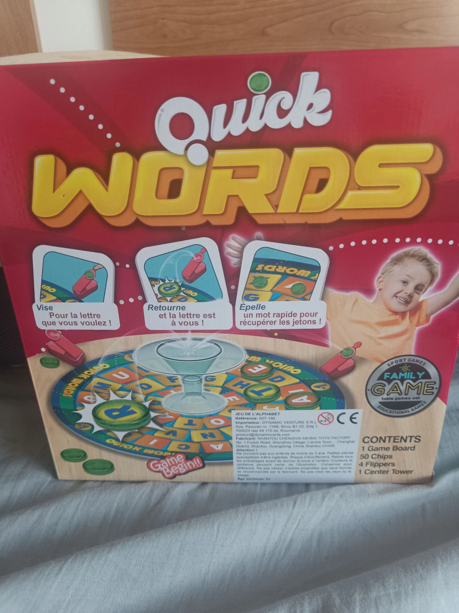 🎲 BOARD GAME "QUICK WORDS" - BRAND NEW 🎲 – photo 3